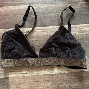 Colsie Black and Gold Bralette